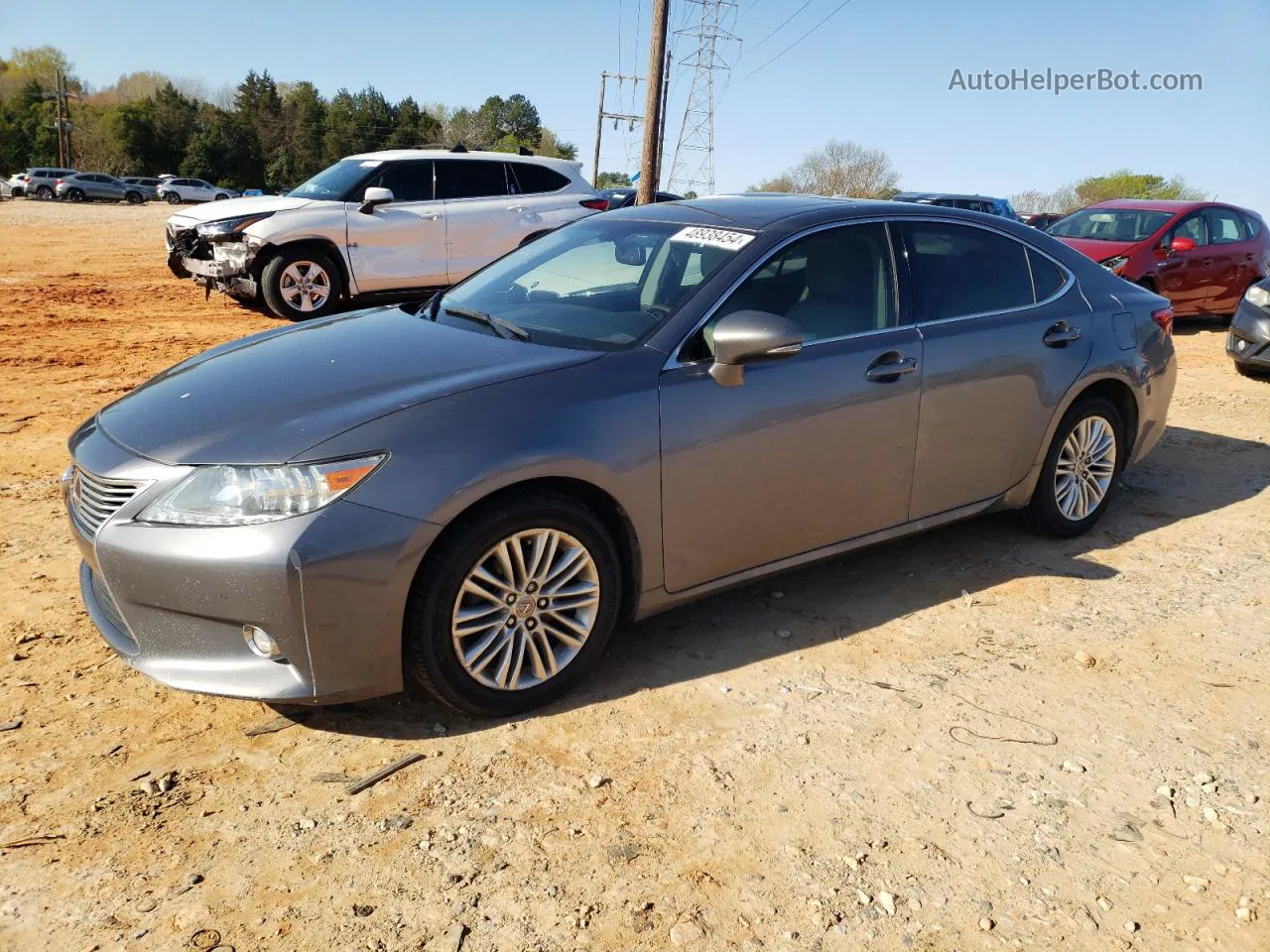 2015 Lexus Es 350 Серый vin: JTHBK1GGXF2160975