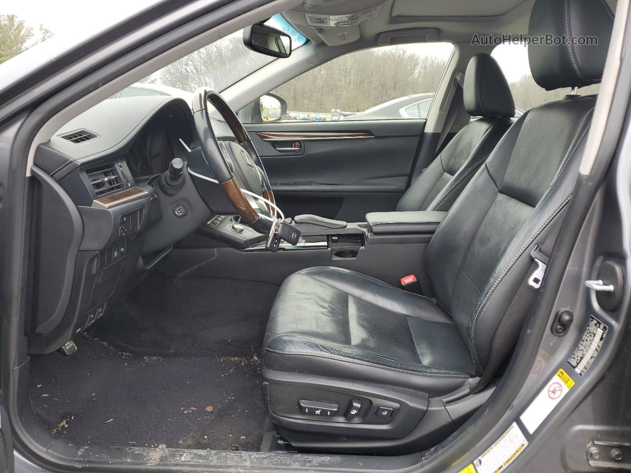 2015 Lexus Es 350 Gray vin: JTHBK1GGXF2179770