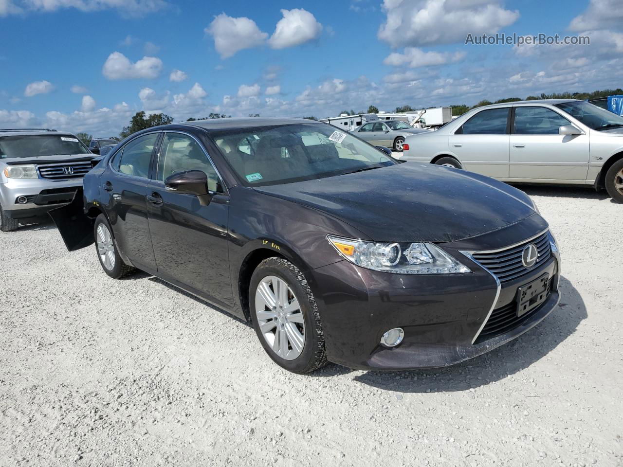 2015 Lexus Es 350 Brown vin: JTHBK1GGXF2184063