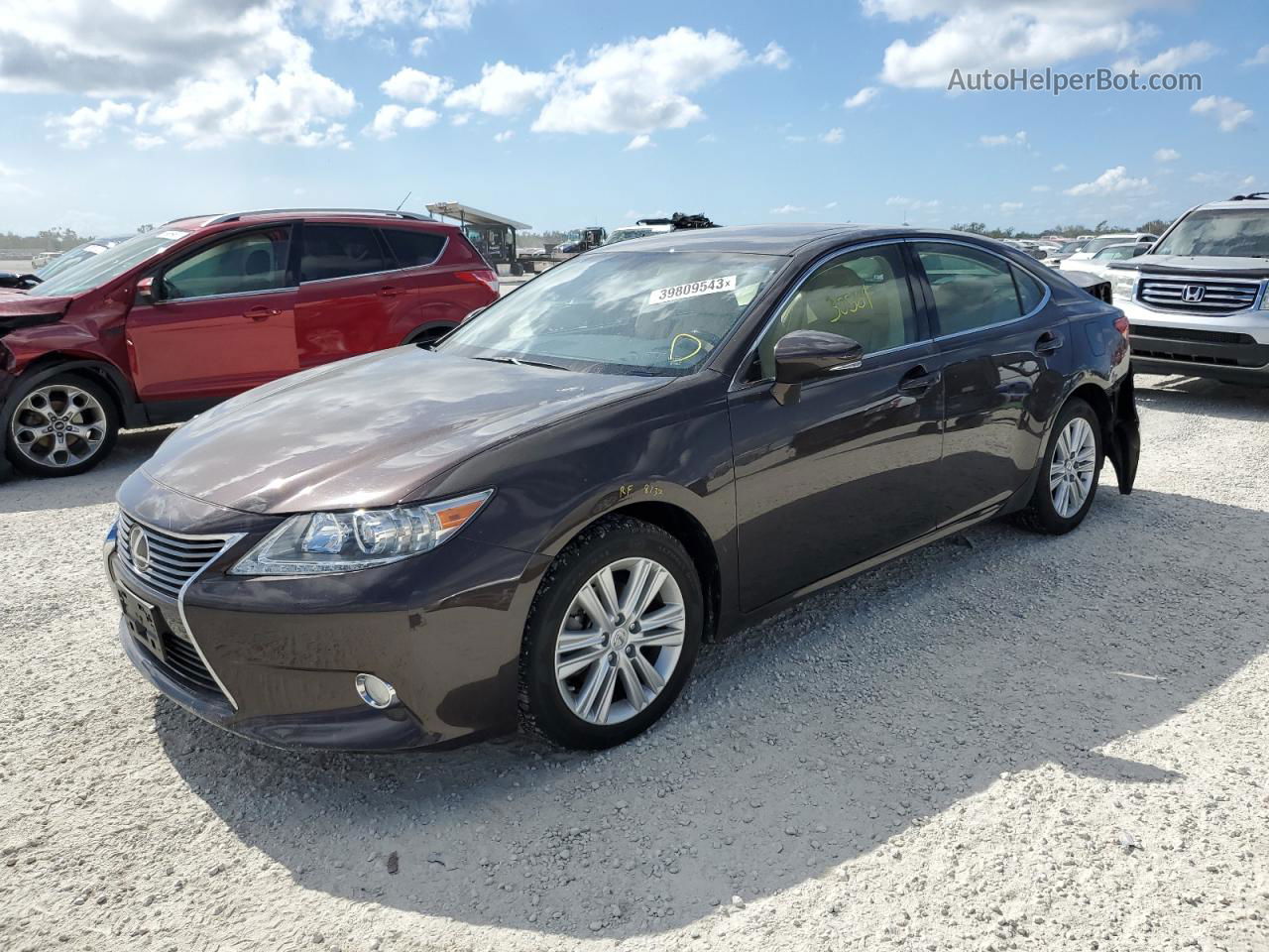 2015 Lexus Es 350 Brown vin: JTHBK1GGXF2184063