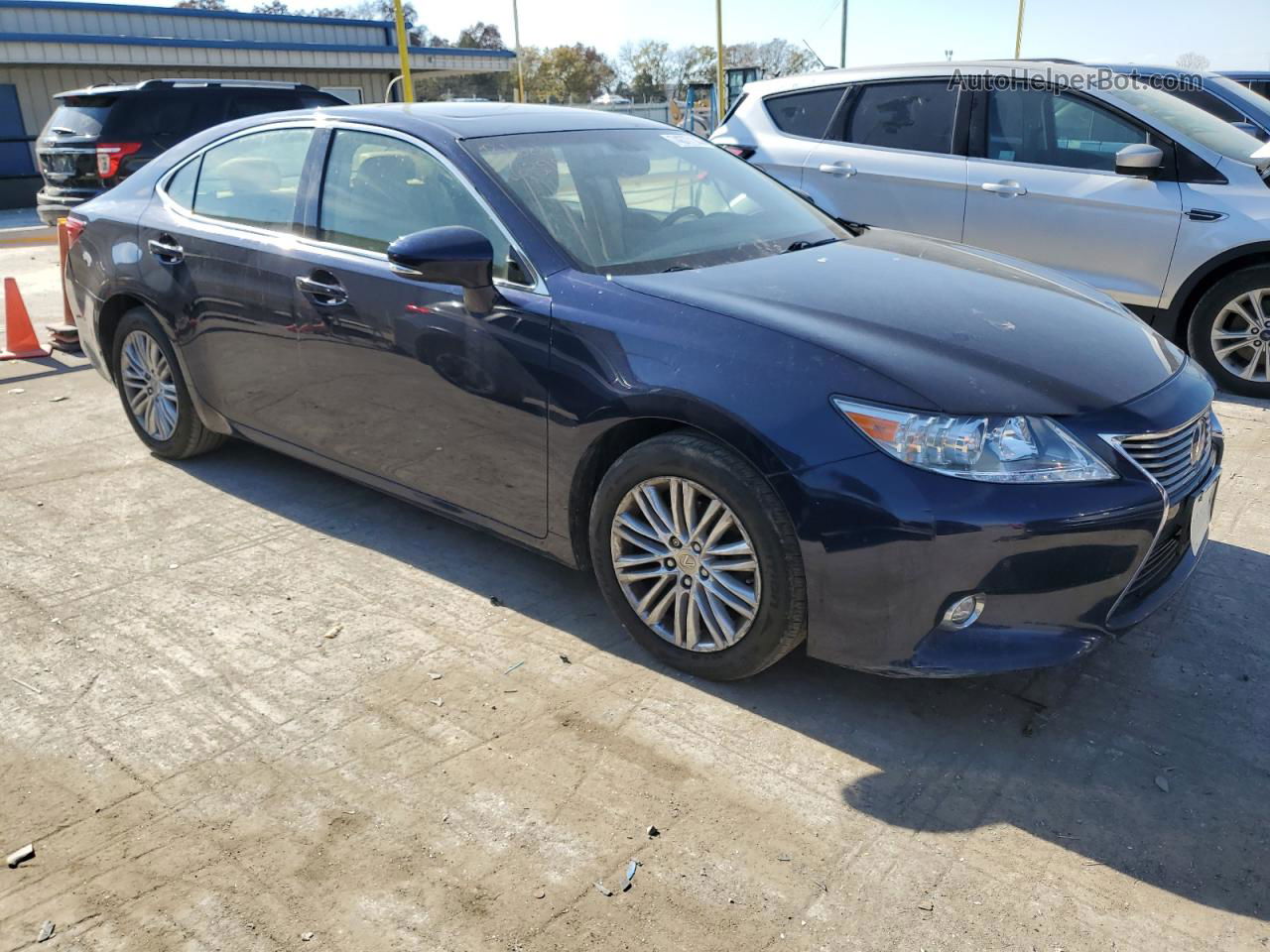 2015 Lexus Es 350 Синий vin: JTHBK1GGXF2207020