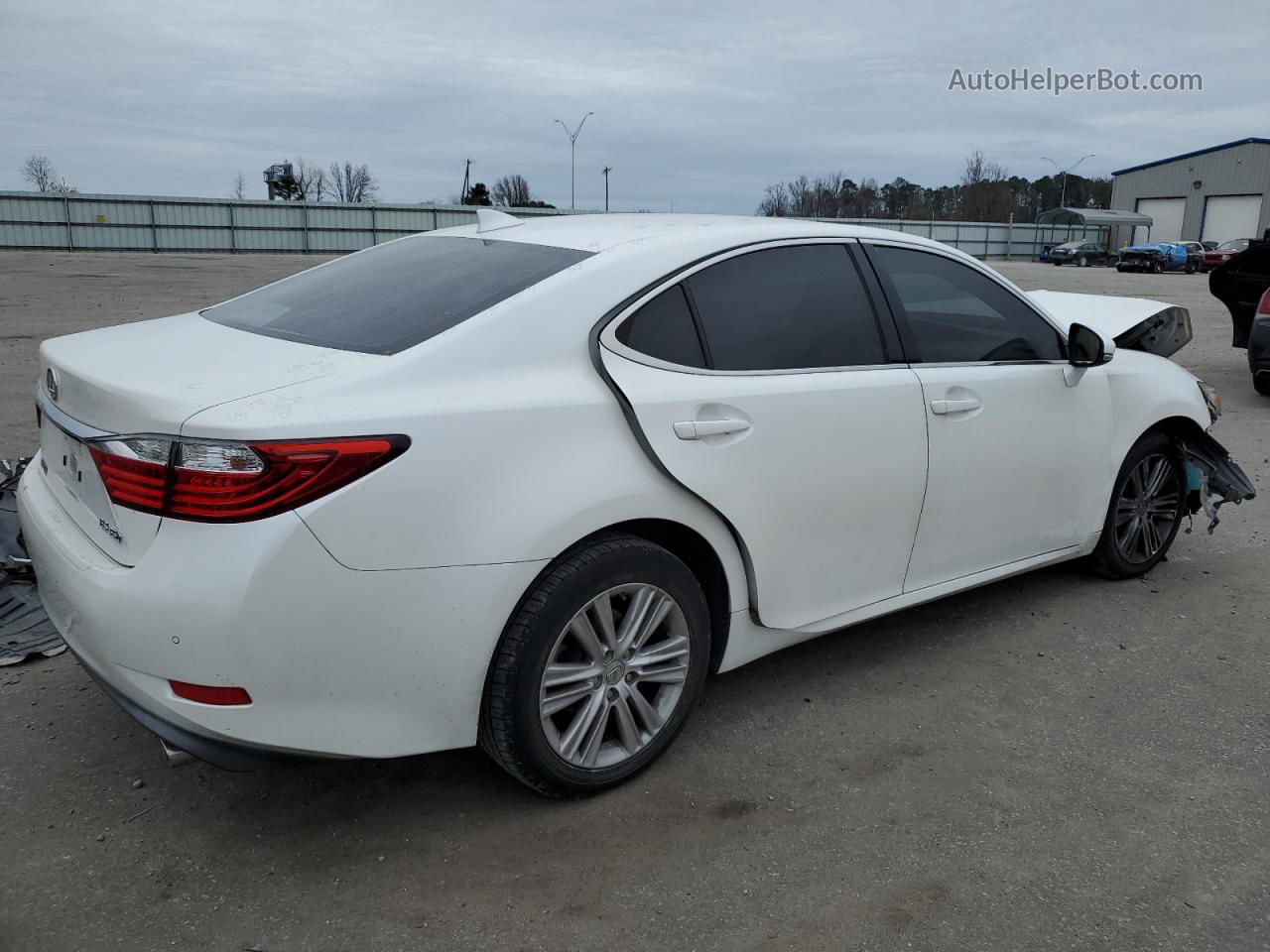 2015 Lexus Es 350 White vin: JTHBK1GGXF2207681