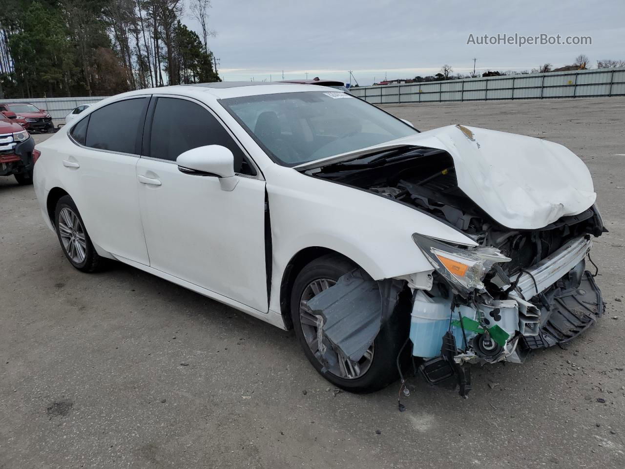 2015 Lexus Es 350 Белый vin: JTHBK1GGXF2207681