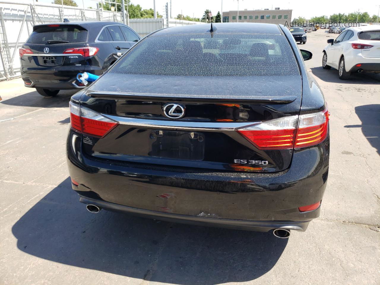 2015 Lexus Es 350 Черный vin: JTHBK1GGXF2208071