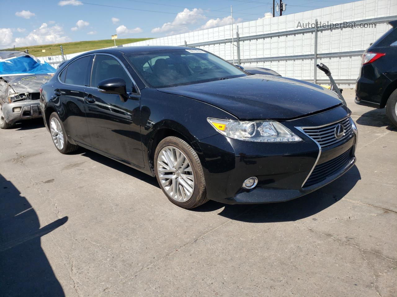 2015 Lexus Es 350 Черный vin: JTHBK1GGXF2208071