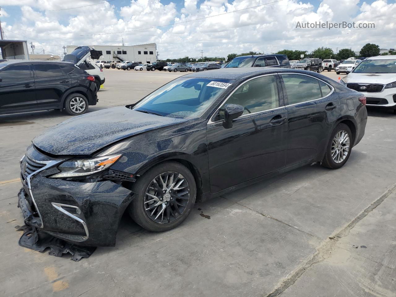 2016 Lexus Es 350 Charcoal vin: JTHBK1GGXG2215457