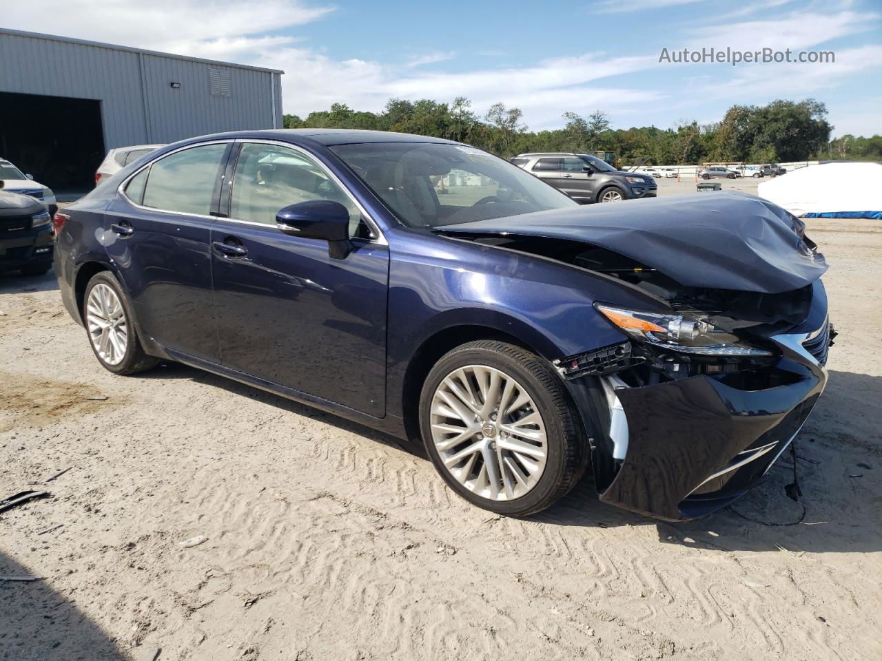 2016 Lexus Es 350 Blue vin: JTHBK1GGXG2225812