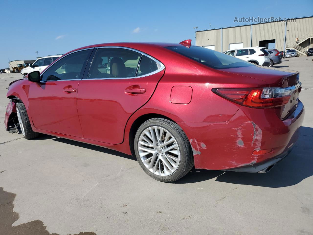 2016 Lexus Es 350 Красный vin: JTHBK1GGXG2226099