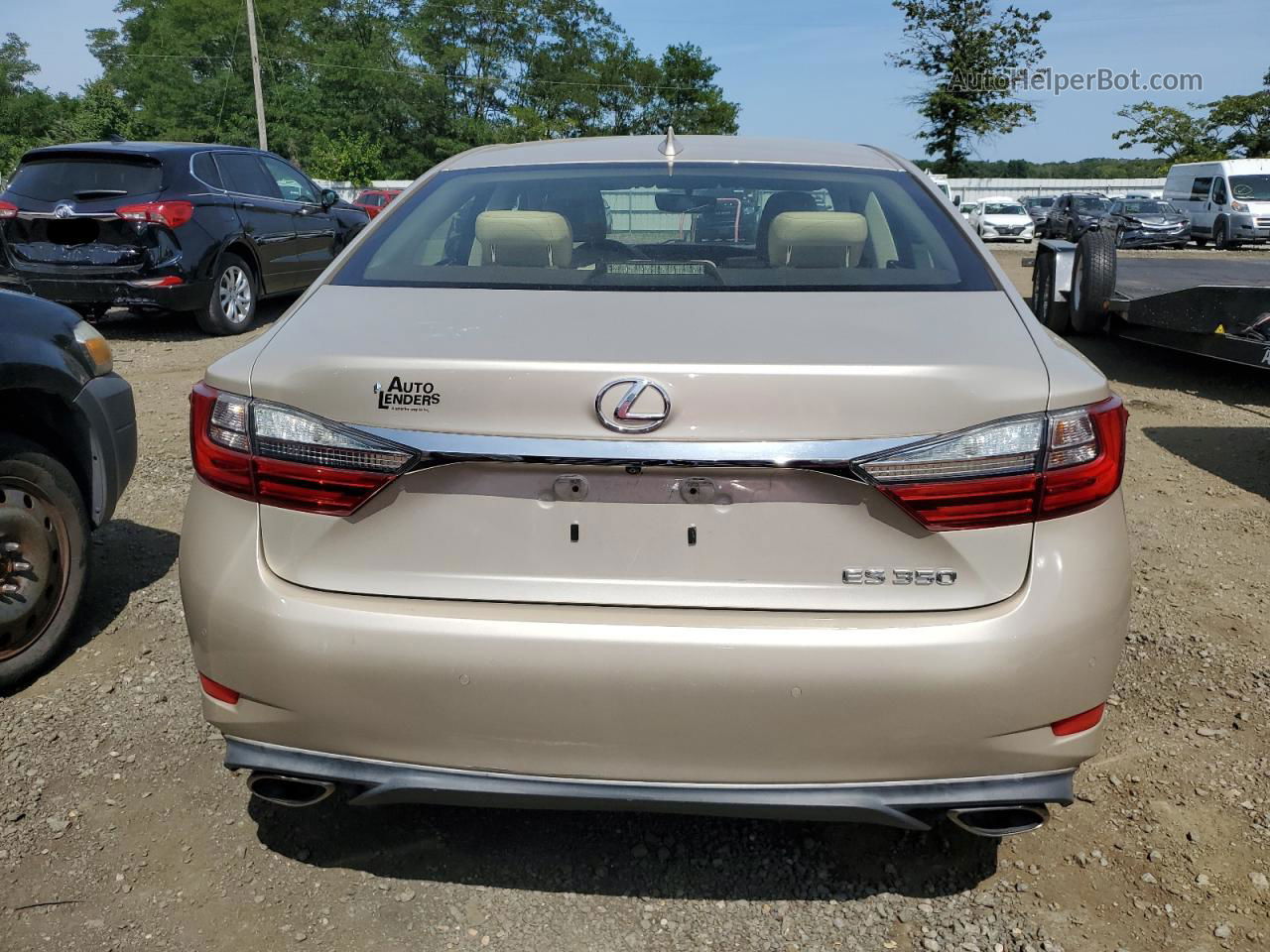 2016 Lexus Es 350 Beige vin: JTHBK1GGXG2238799