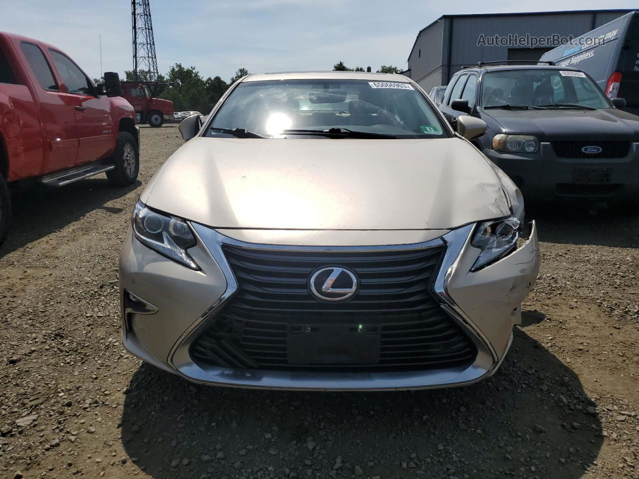 2016 Lexus Es 350 Beige vin: JTHBK1GGXG2238799