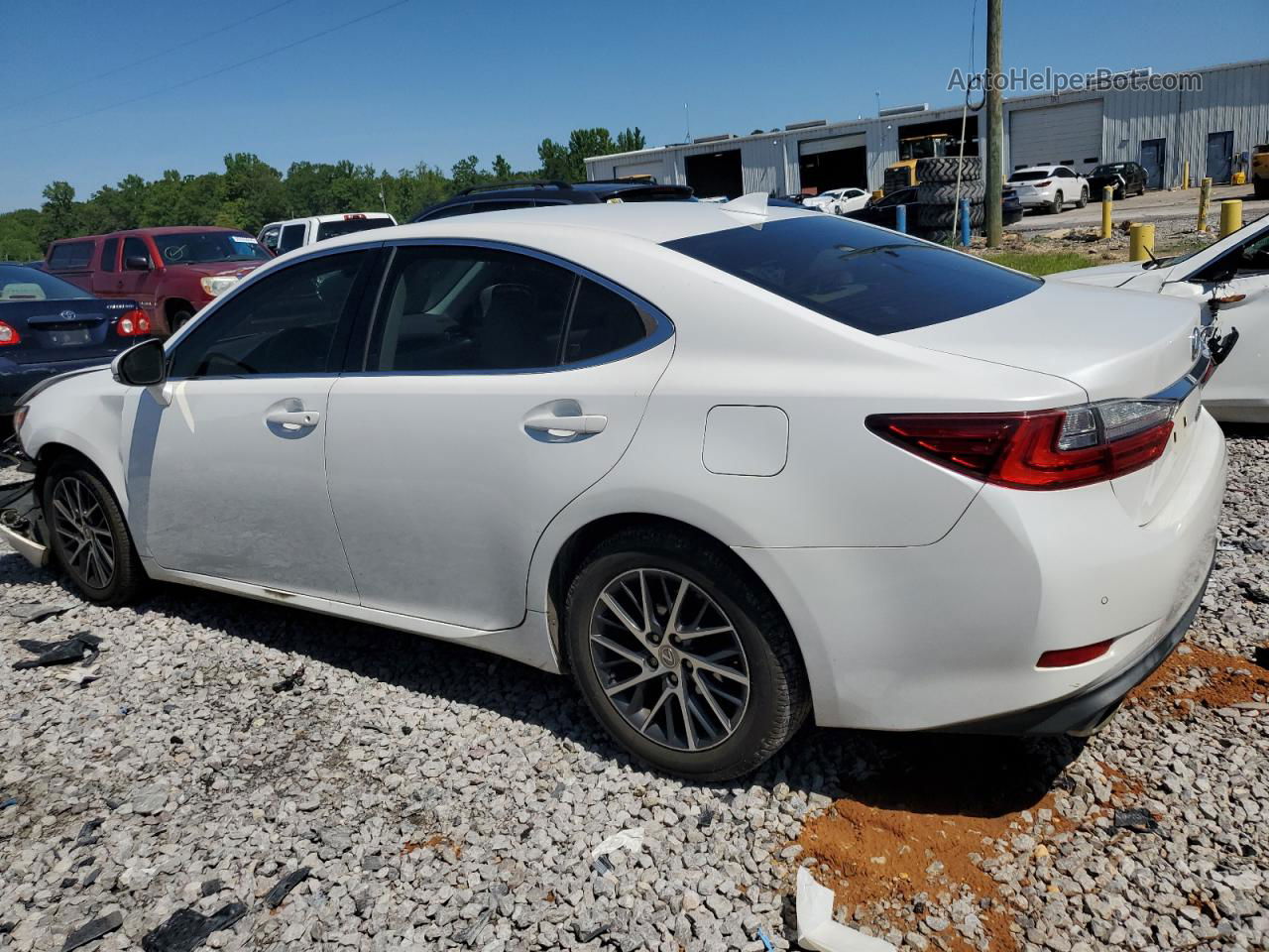 2017 Lexus Es 350 White vin: JTHBK1GGXH2252011