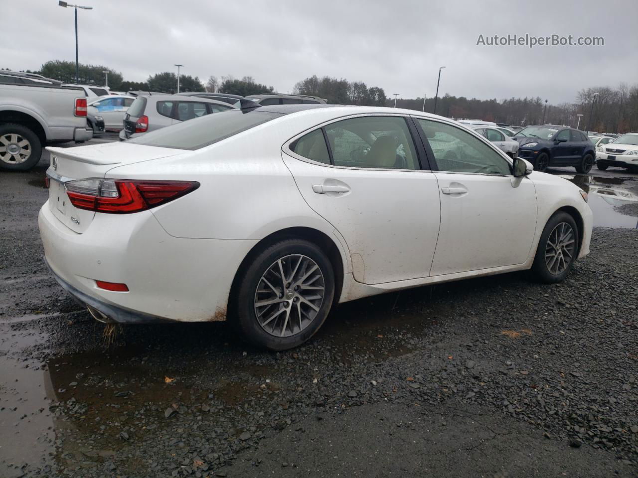 2017 Lexus Es 350 White vin: JTHBK1GGXH2254163