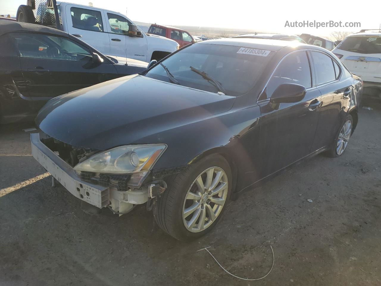 2007 Lexus Is 250 Black vin: JTHBK262072029017