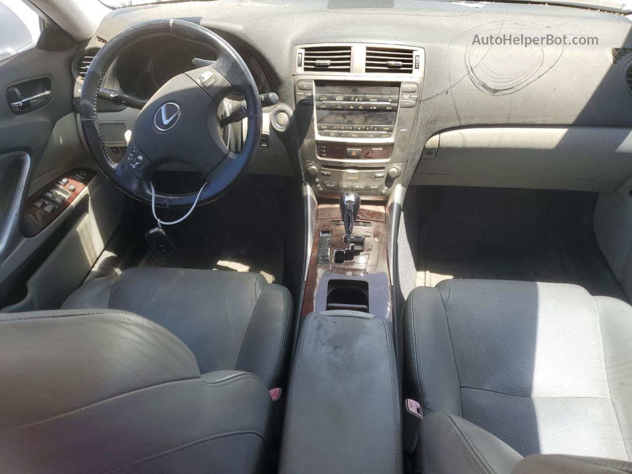 2007 Lexus Is 250 Silver vin: JTHBK262072030653