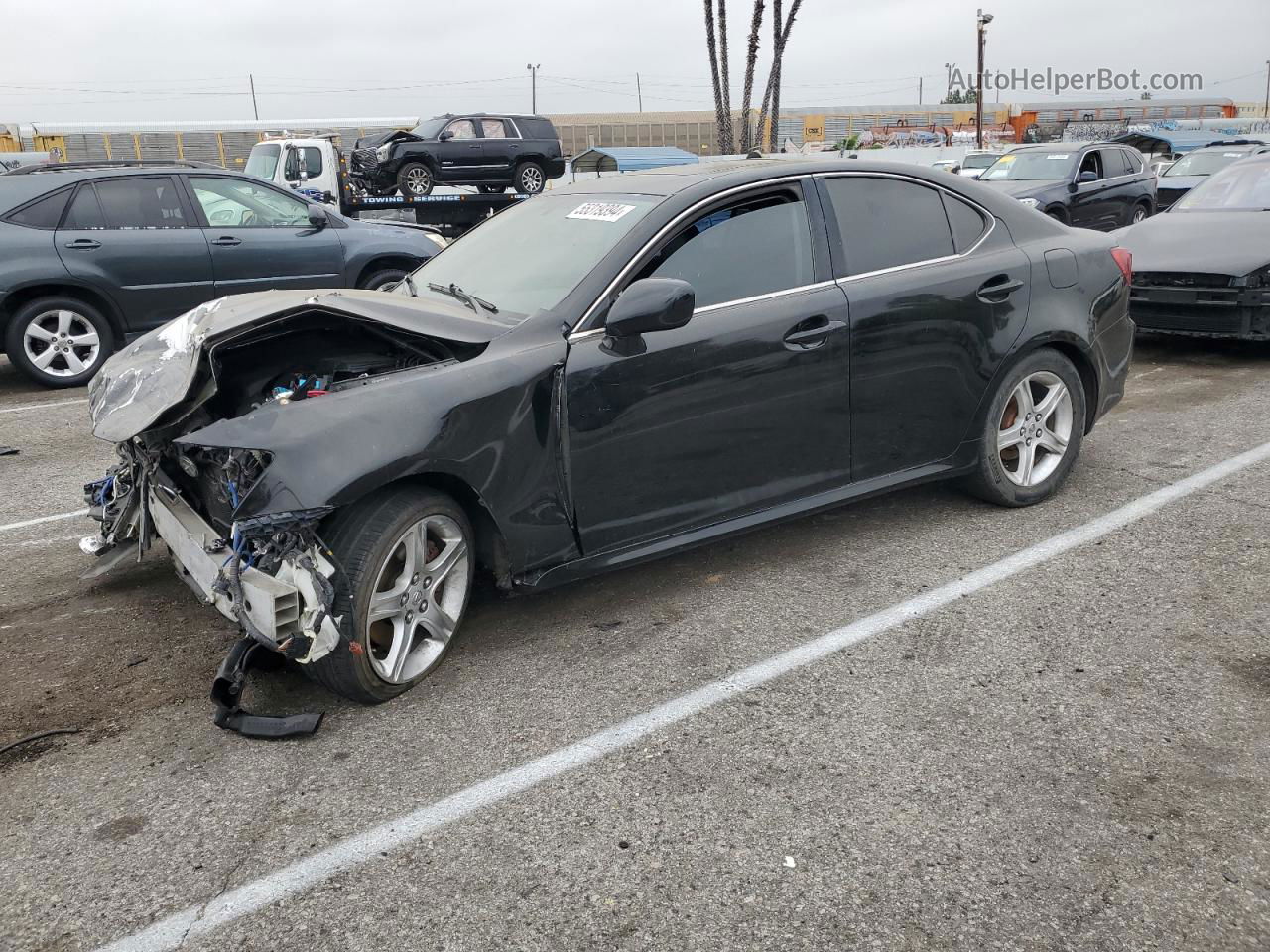 2007 Lexus Is 250 Black vin: JTHBK262072034394