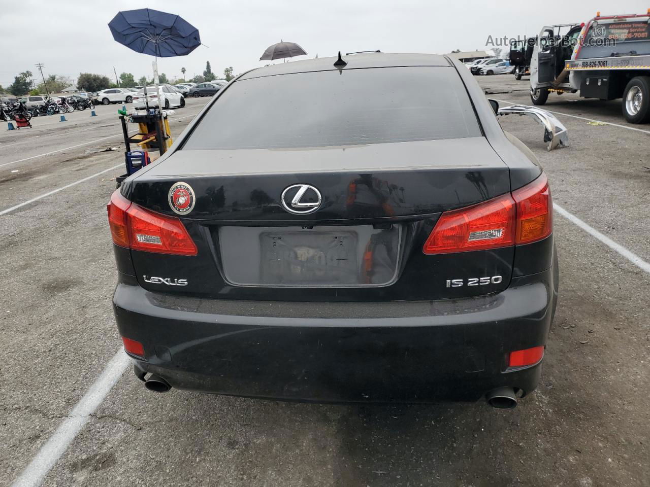 2007 Lexus Is 250 Черный vin: JTHBK262072034394