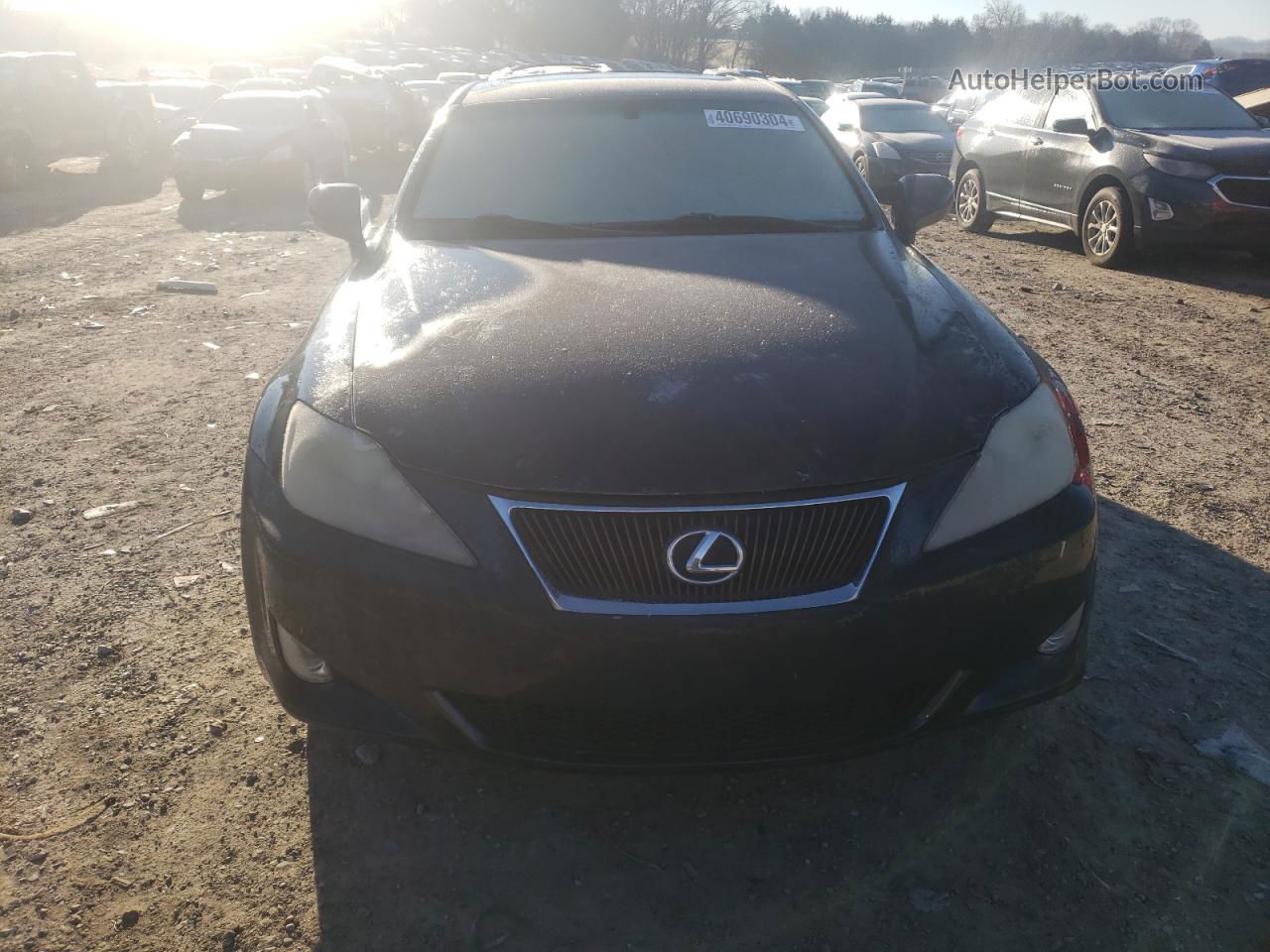 2007 Lexus Is 250 Black vin: JTHBK262072046738