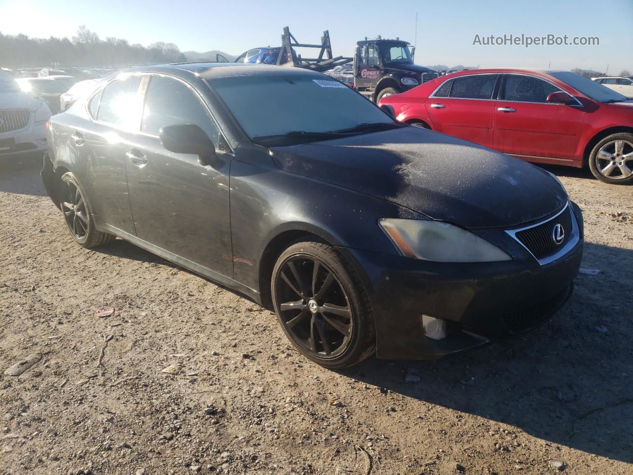 2007 Lexus Is 250 Black vin: JTHBK262072046738