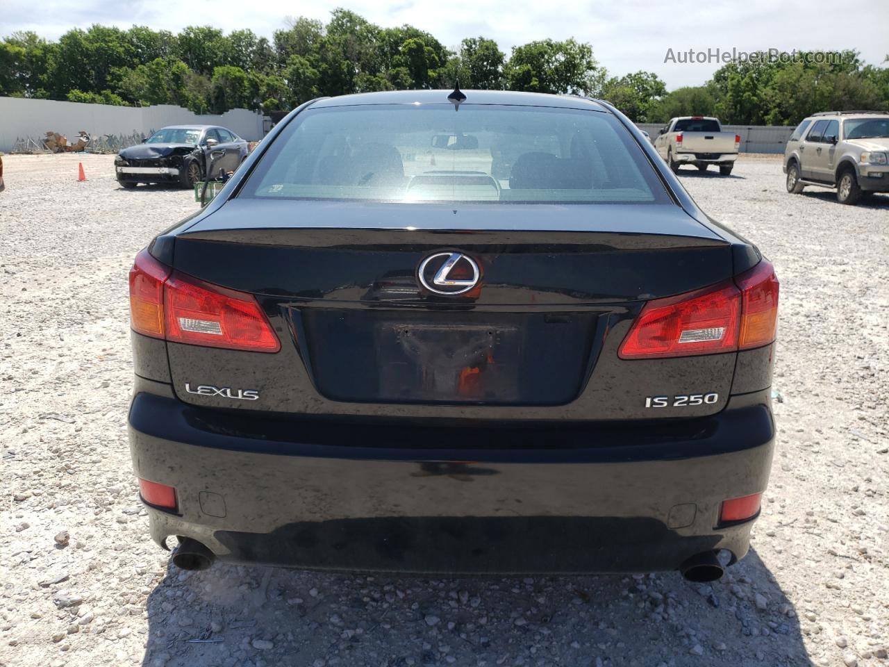 2007 Lexus Is 250 Черный vin: JTHBK262075035950