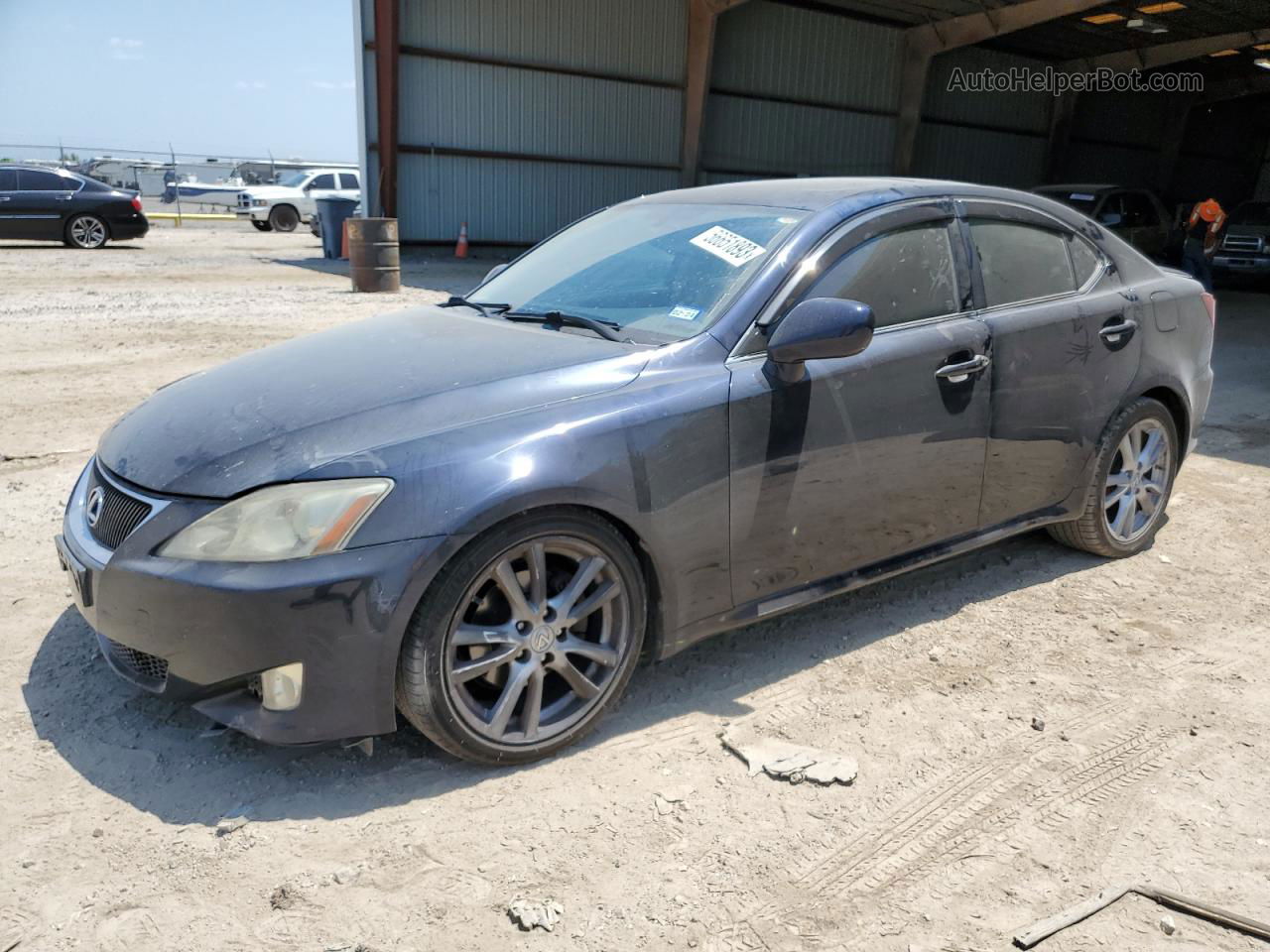 2007 Lexus Is 250 Синий vin: JTHBK262075037178