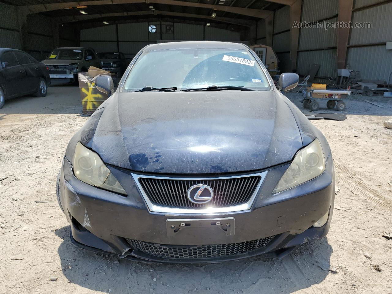 2007 Lexus Is 250 Blue vin: JTHBK262075037178