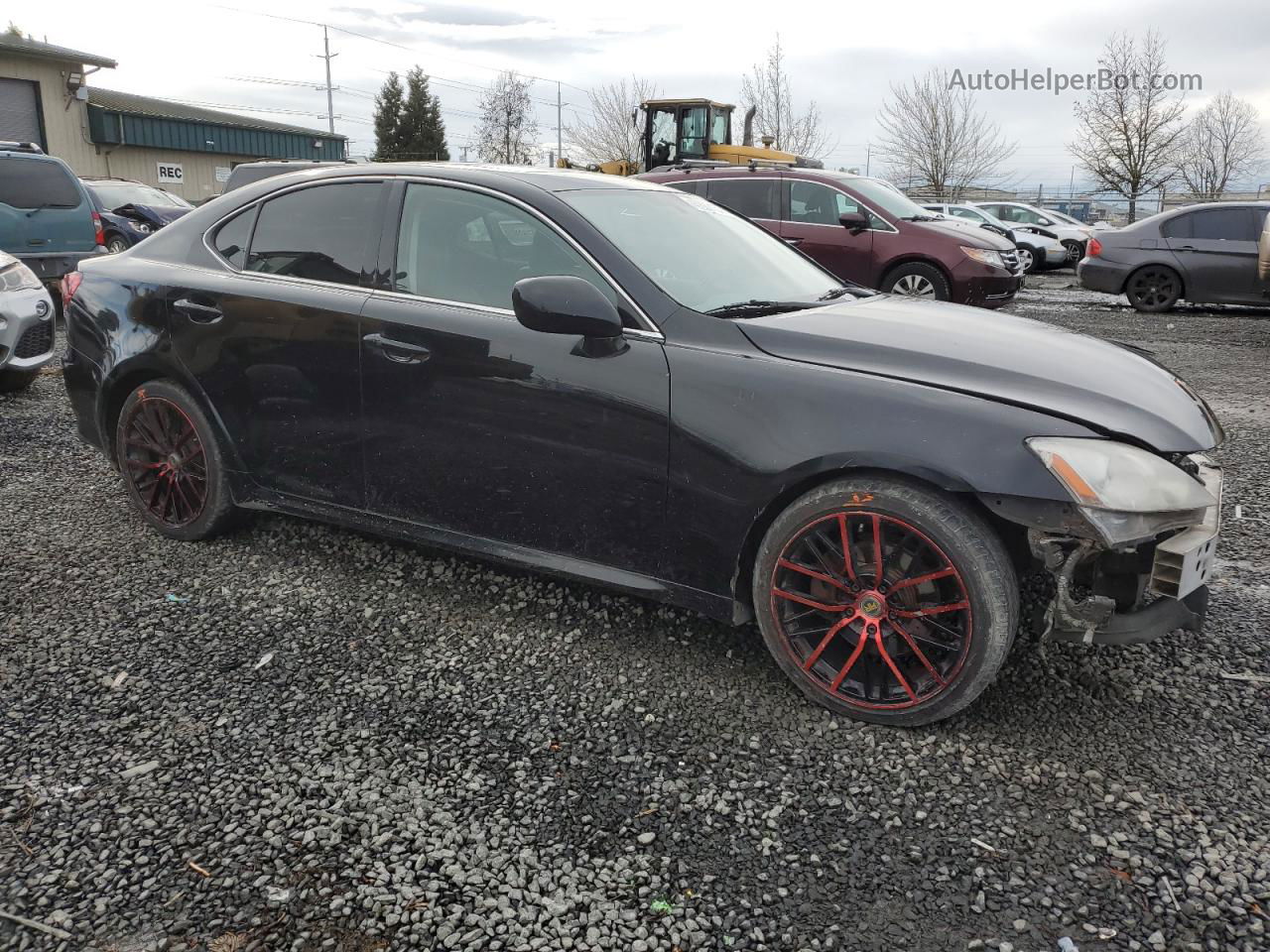 2007 Lexus Is 250 Black vin: JTHBK262075043577