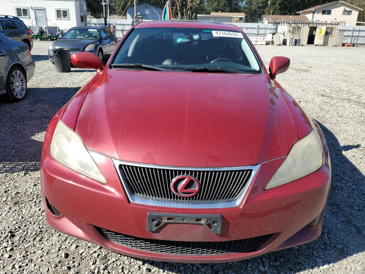 2007 Lexus Is 250 Red vin: JTHBK262172028507