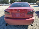 2007 Lexus Is 250 Red vin: JTHBK262172028507