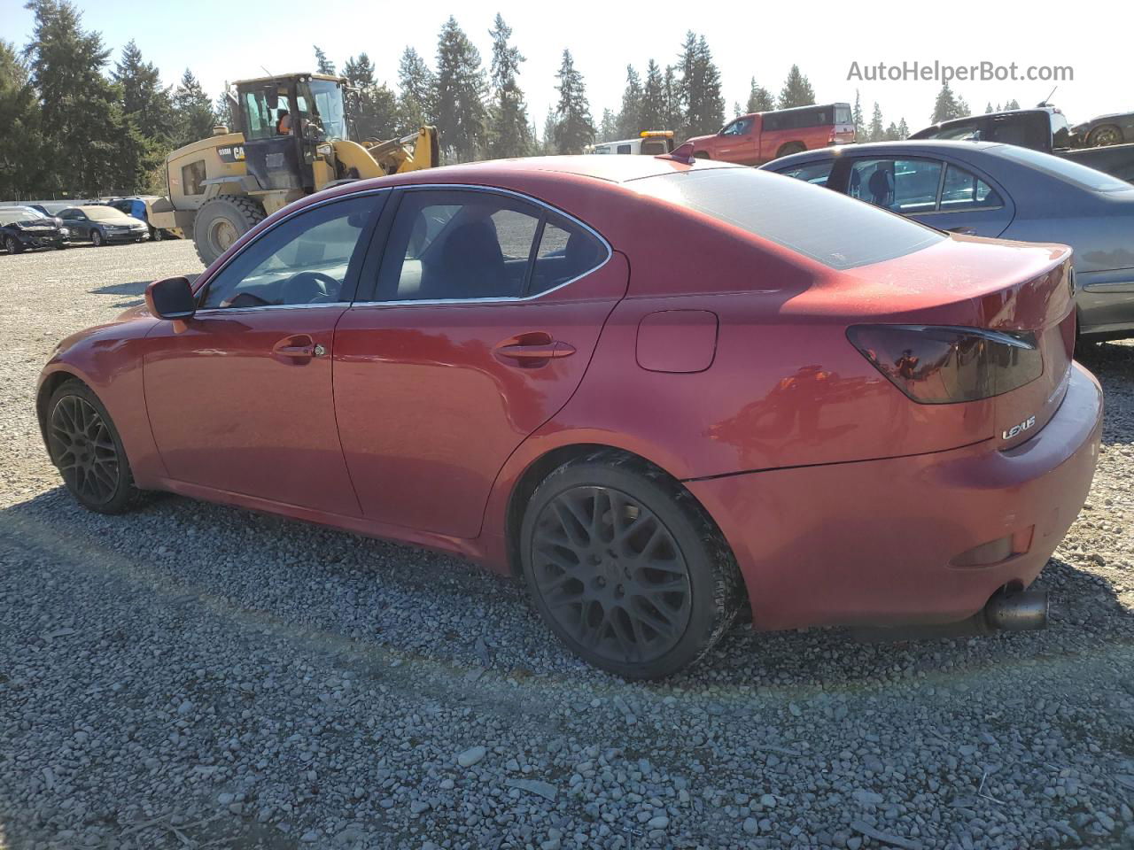 2007 Lexus Is 250 Red vin: JTHBK262172028507