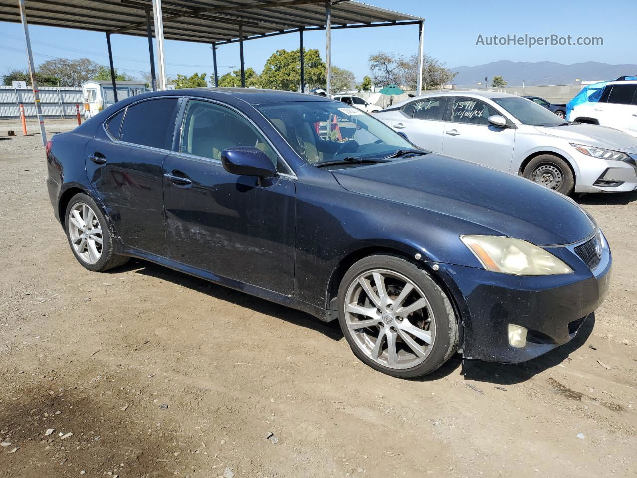 2007 Lexus Is 250 Black vin: JTHBK262172031696