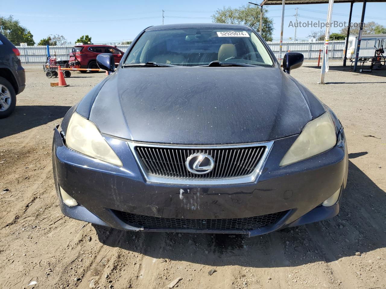 2007 Lexus Is 250 Black vin: JTHBK262172031696