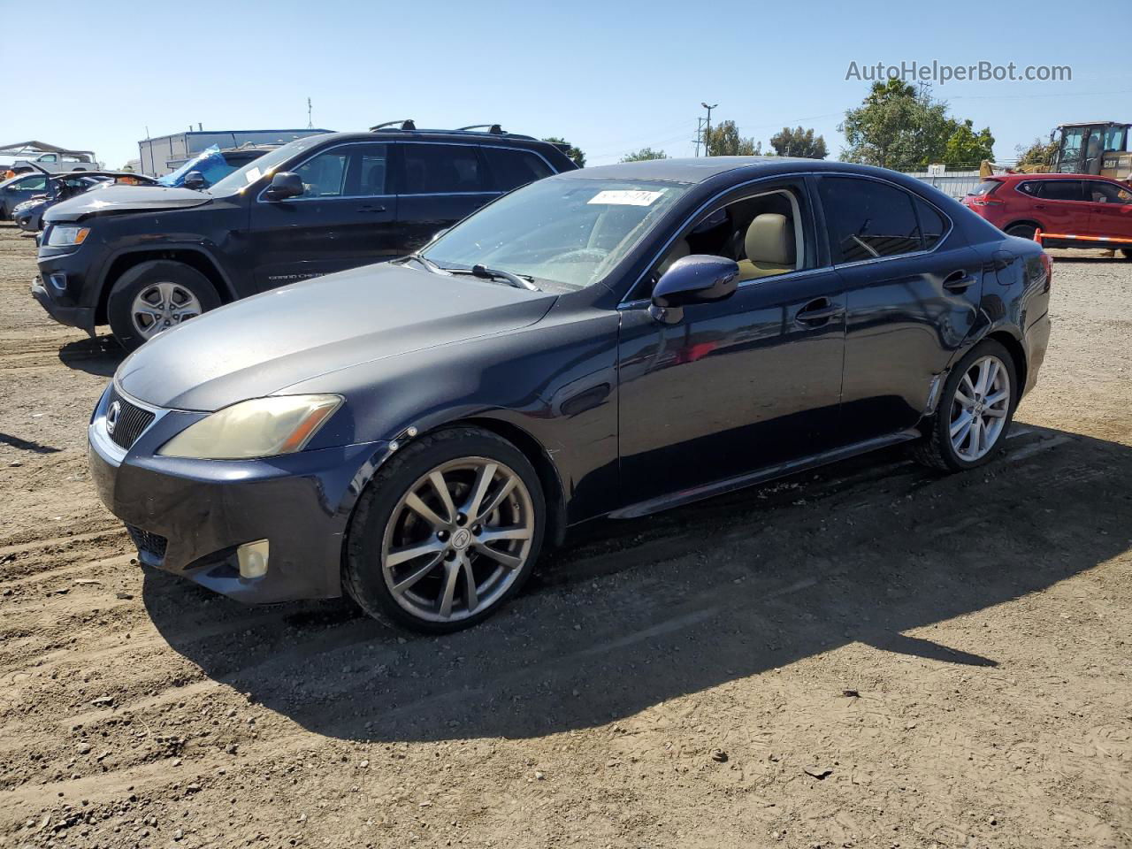 2007 Lexus Is 250 Черный vin: JTHBK262172031696