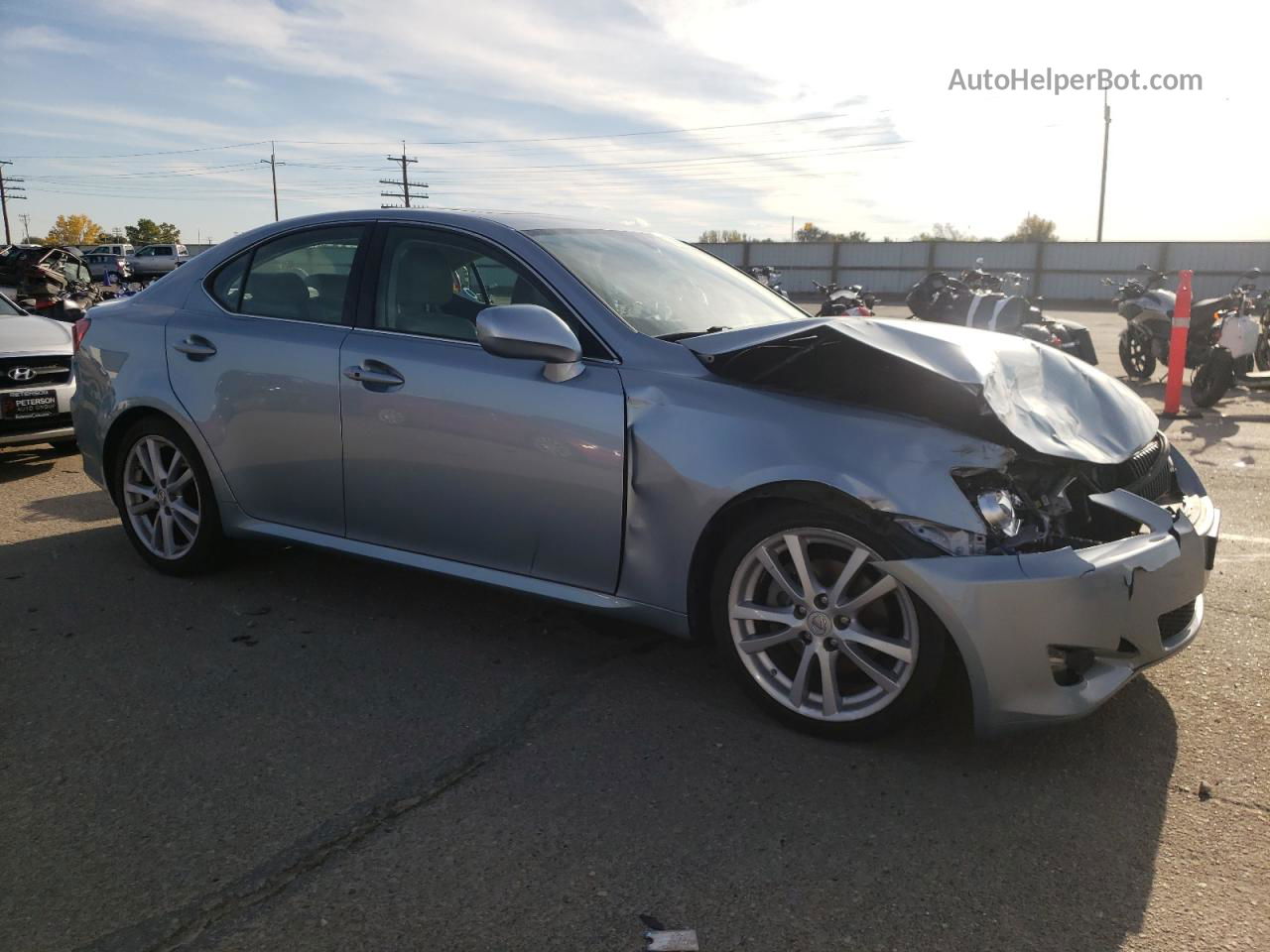 2007 Lexus Is 250 Blue vin: JTHBK262172034176