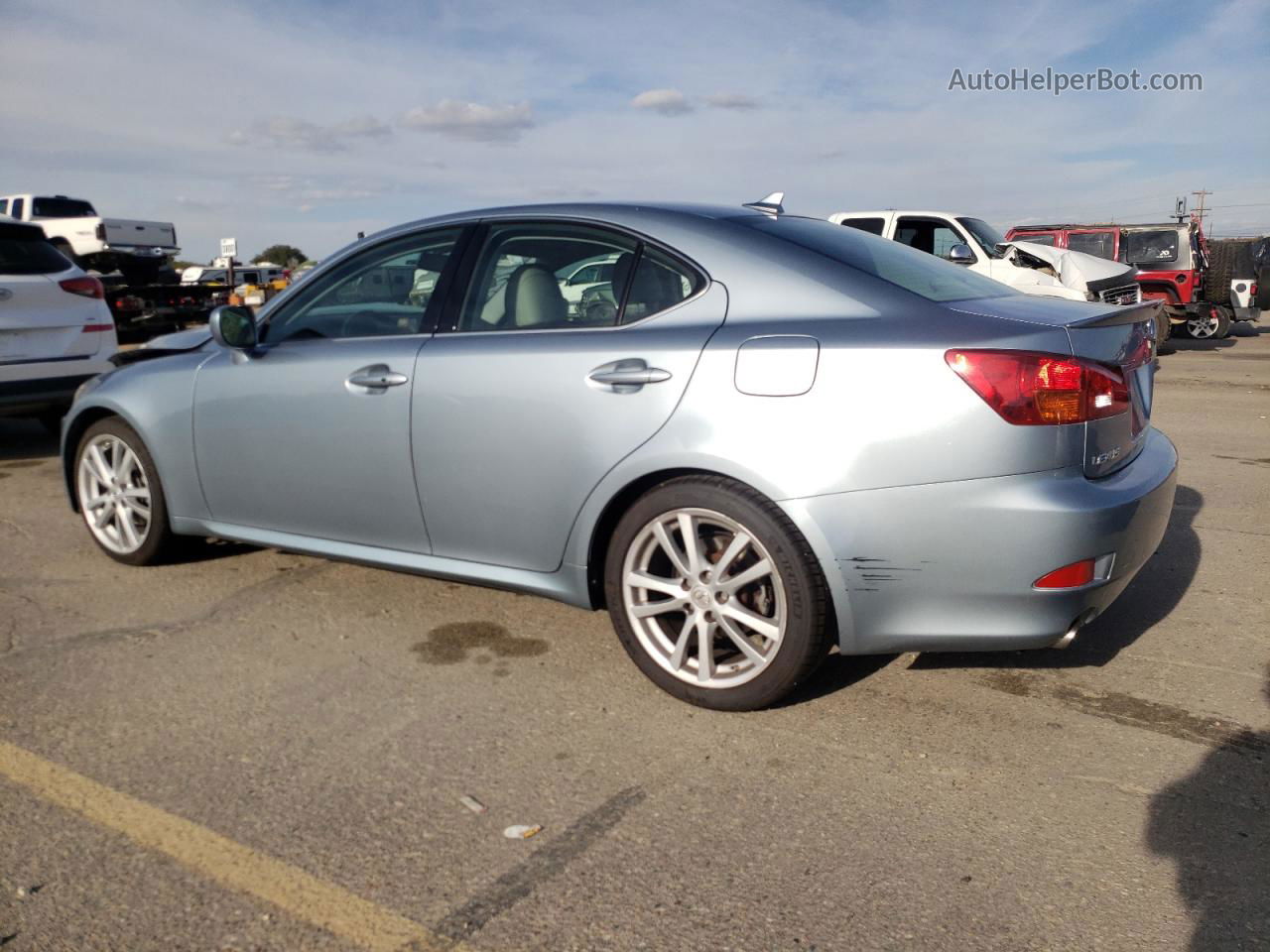 2007 Lexus Is 250 Blue vin: JTHBK262172034176