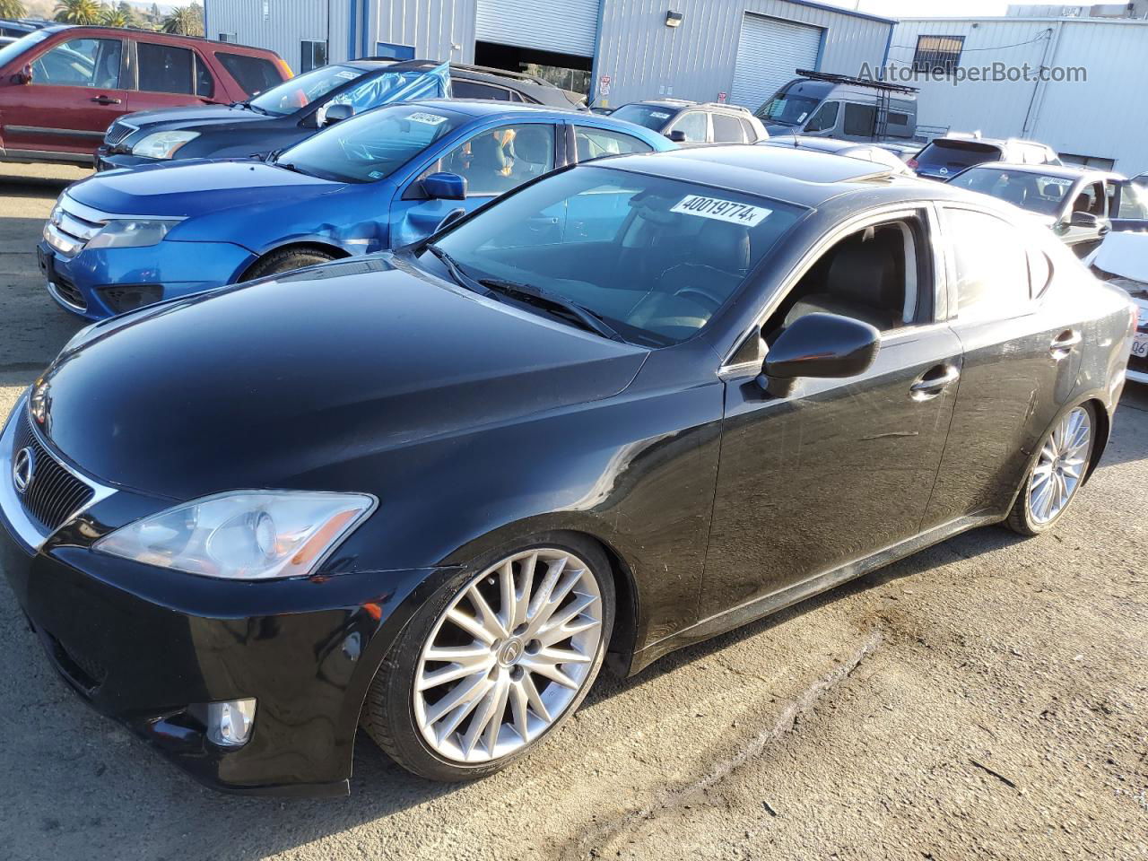 2007 Lexus Is 250 Black vin: JTHBK262175026285