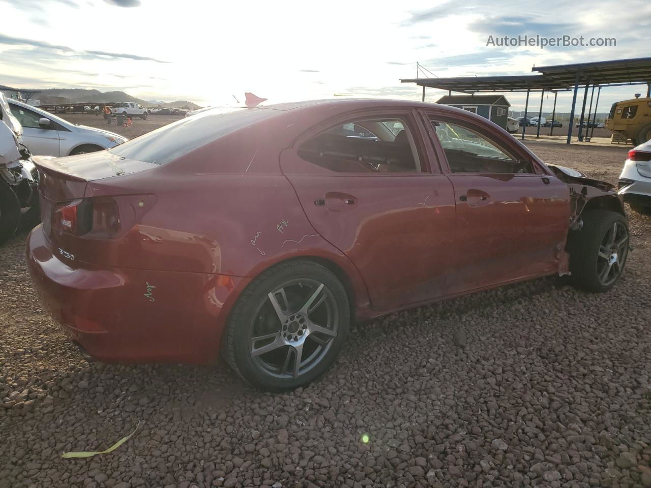 2007 Lexus Is 250 Красный vin: JTHBK262175033382