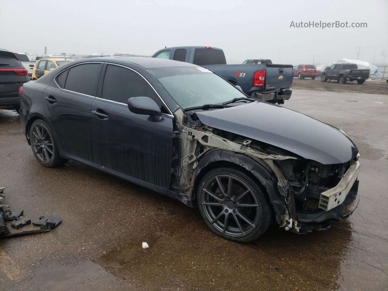 2007 Lexus Is 250 Gray vin: JTHBK262175039375