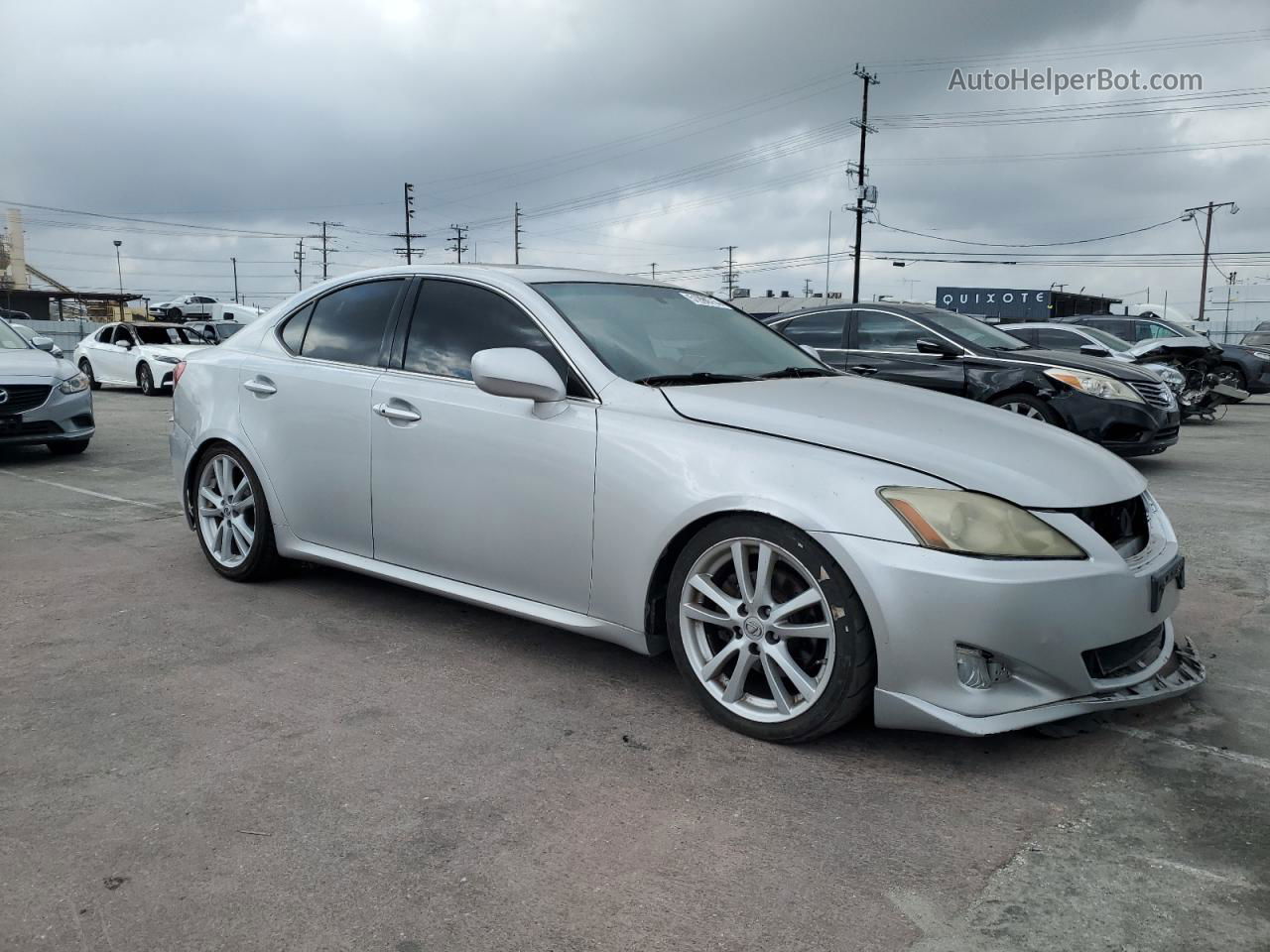 2007 Lexus Is 250 Silver vin: JTHBK262175043698