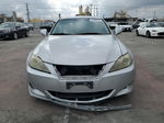 2007 Lexus Is 250 Silver vin: JTHBK262175043698