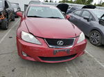 2007 Lexus Is 250 Burgundy vin: JTHBK262175044589