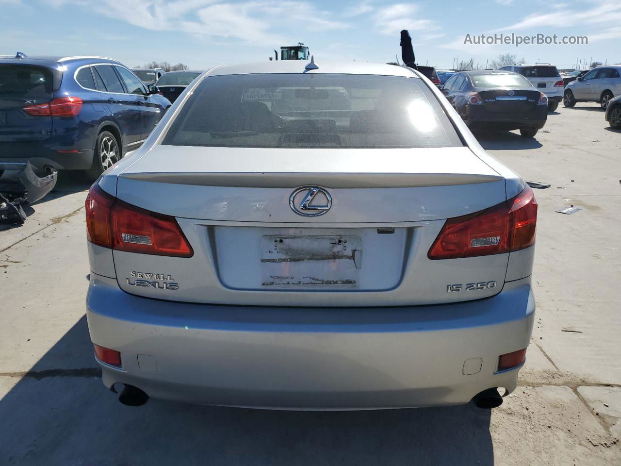 2007 Lexus Is 250 Silver vin: JTHBK262272028919