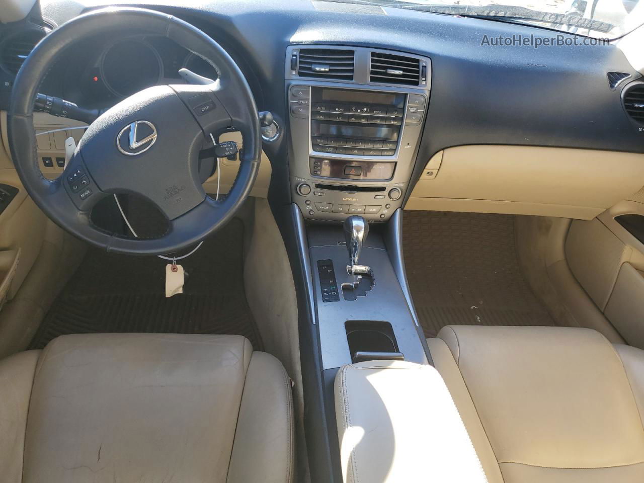 2007 Lexus Is 250 Черный vin: JTHBK262272045008