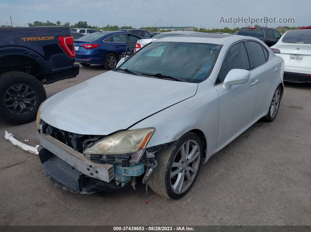 2007 Lexus Is 250   White vin: JTHBK262272055022