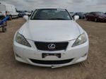 2007 Lexus Is 250 White vin: JTHBK262275028305