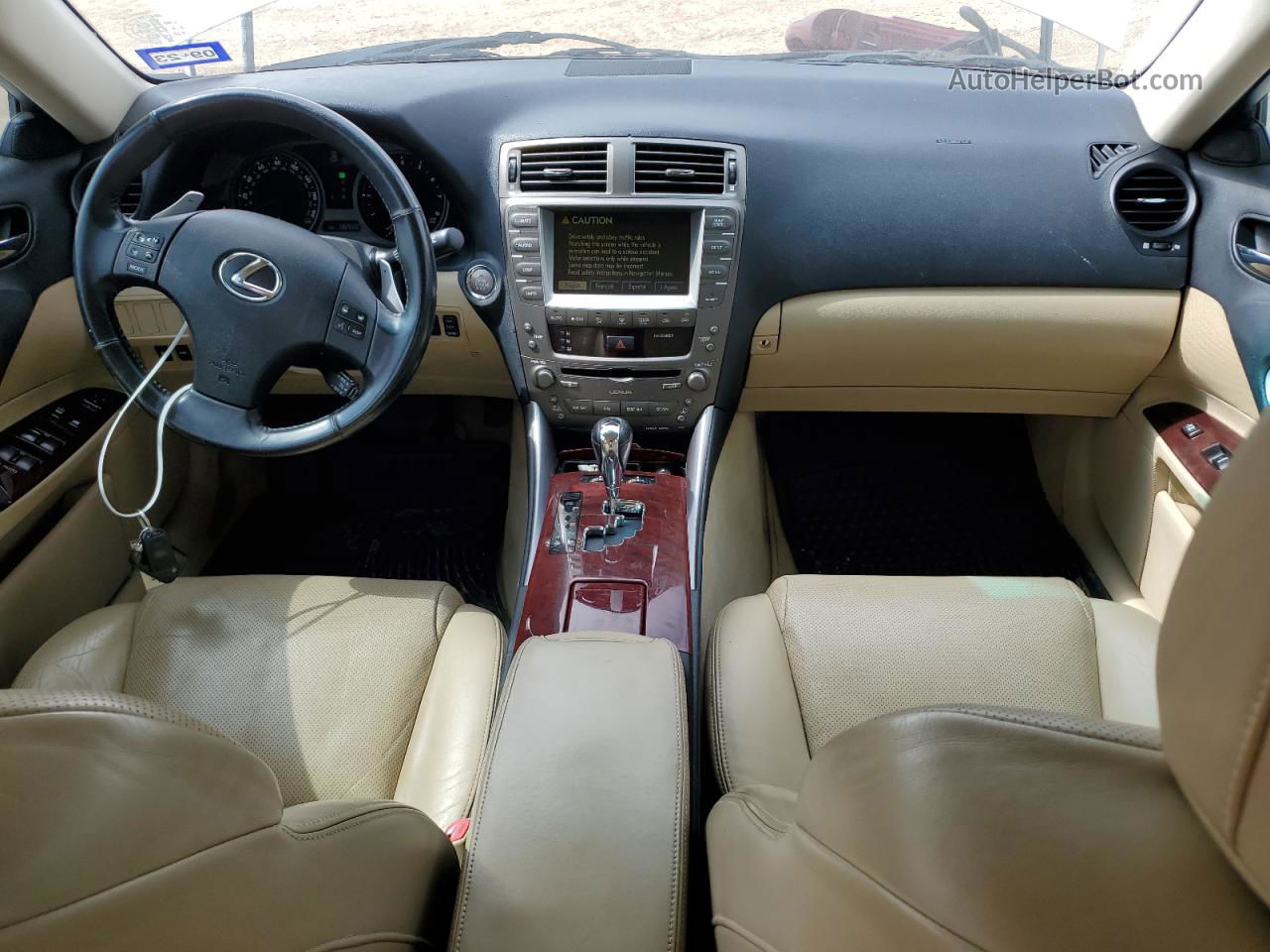 2007 Lexus Is 250 Белый vin: JTHBK262275028305