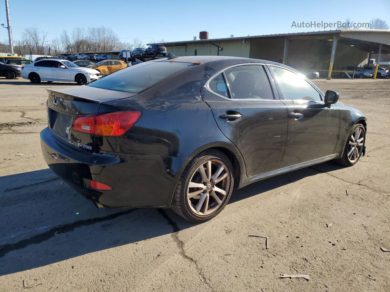 2007 Lexus Is 250 Black vin: JTHBK262275040700