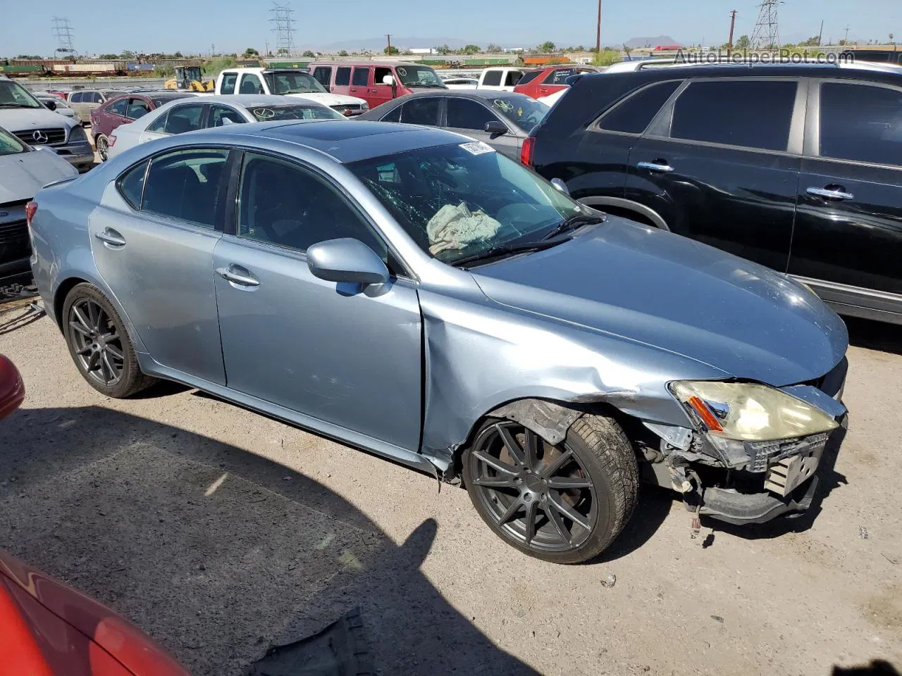 2007 Lexus Is 250 Silver vin: JTHBK262275049204