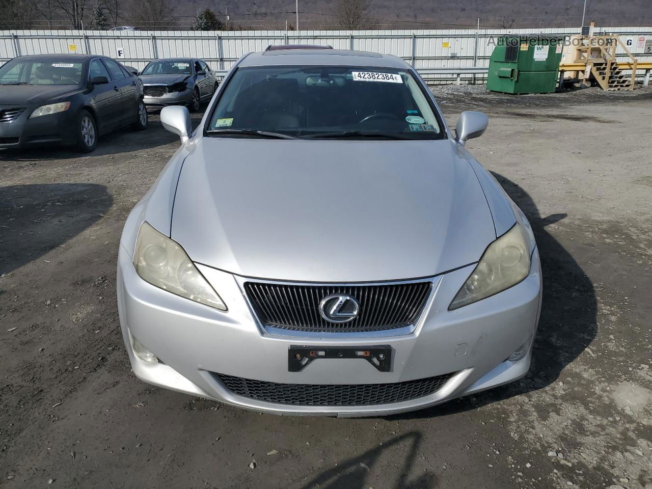 2007 Lexus Is 250 Silver vin: JTHBK262372032848