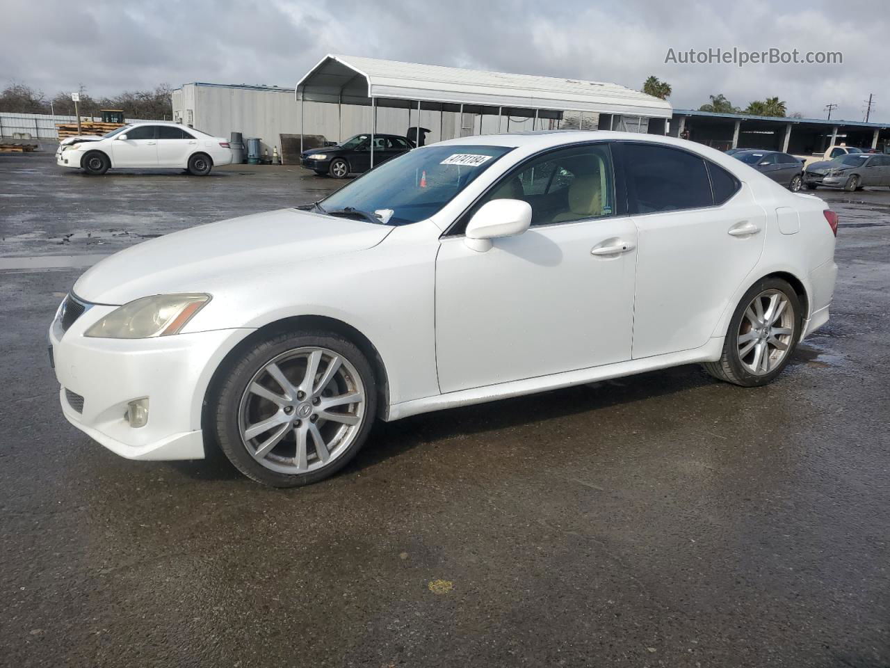 2007 Lexus Is 250 White vin: JTHBK262372038293