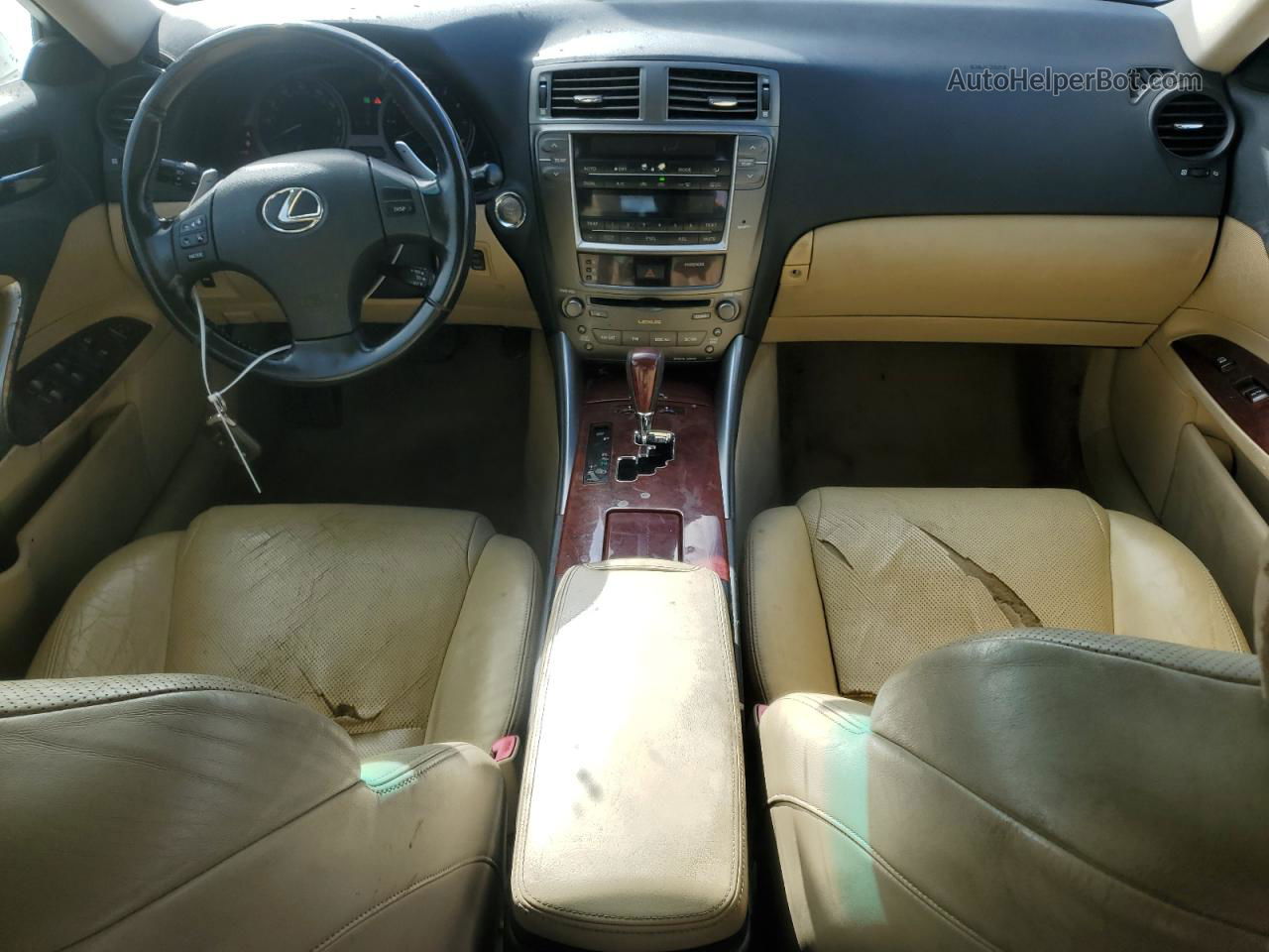 2007 Lexus Is 250 Белый vin: JTHBK262372038293